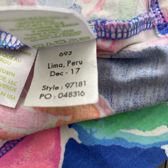 Lilly Pulitzer Sz XXS Marlowe Dress Jungle Utopia Floral‎ Pink 100% Pima Cotton - Picture 8 of 12